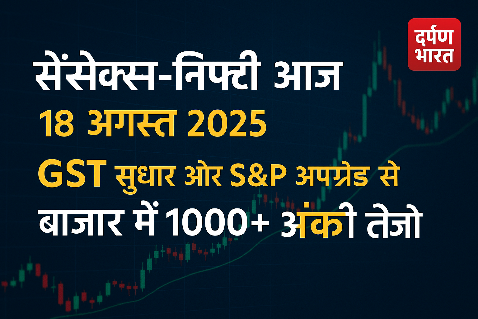 sensex nifty 18/05/25